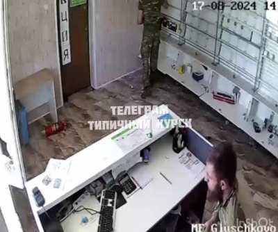 RU POV: Russian soldiers caught on camera looting in Glushkovo, Kursk oblast