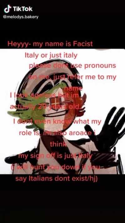 WAHST!! FASCIST ITALY WHATS HAPOENING