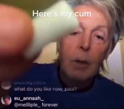 paul has some cum 😁