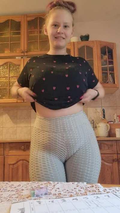 I'm just a thick, curvy girl with massive thighs surprisingly big boobs. Kisses