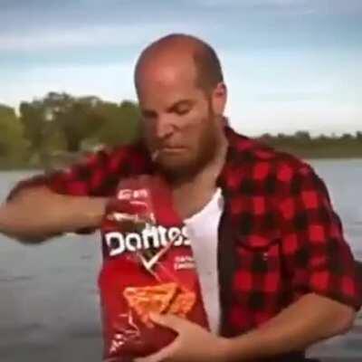 Doritos Fishing.