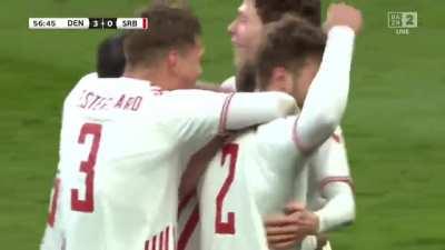 Denmark [3] - 0 Serbia - Christian Eriksen 57' (Great Strike)