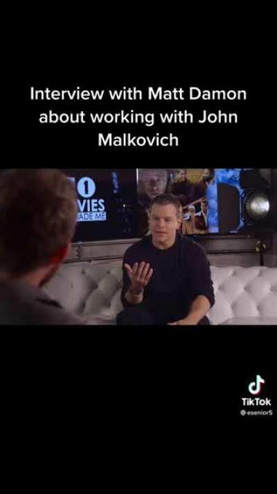 Matt Damon describes his first scene with John Malkovich in one of my favorite films Rounders - interview by BBC's Ali Plumb