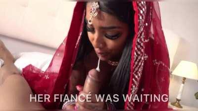 Even on their wedding day, Indian girls can’t help getting bred by BWC