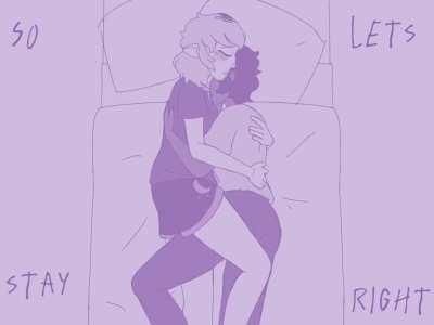 [@R3ACHINGOUT] Evening snuggle.