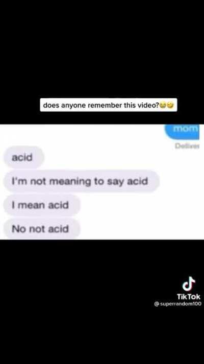 Not acid acid