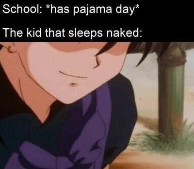 Pajama day surprise