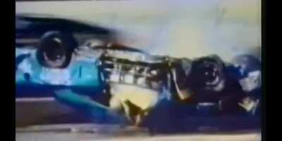 Richard Petty's flip at Darlington in 1970