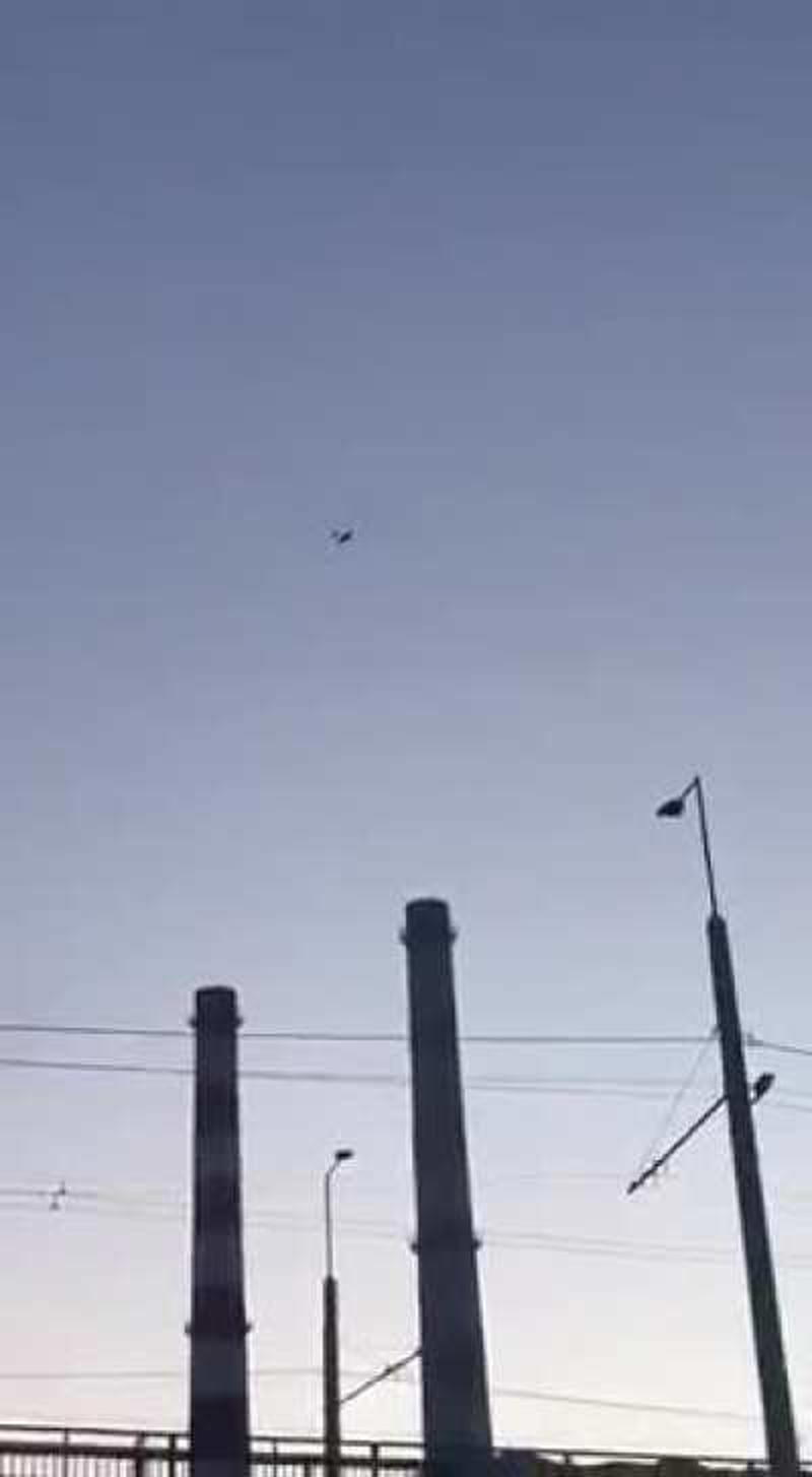 A Ukrainian drone in Novorosiysk (Rashka)
