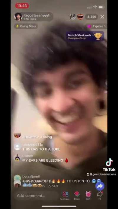 Avaneesh going crazy, saying the n word, being a pedo, creepily dancing to his gross song, and more