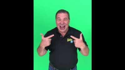 God sent Phil swift meme template green screen