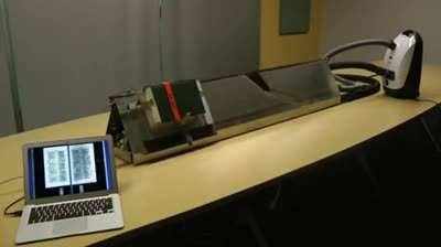 Google linear book scanner