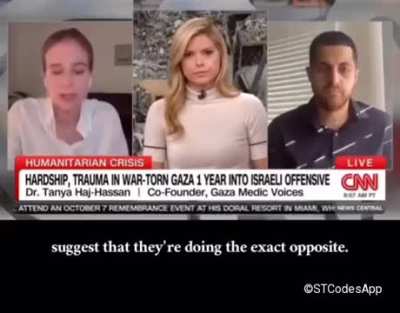 Doctor who worked in Gaza calls out CNN for its complicity in whitewashing the genocide taking place