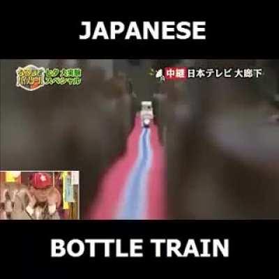 Japanese bottle train!