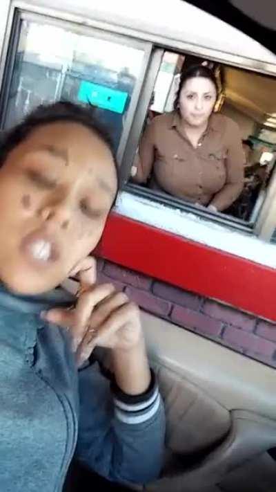 Influencer and full-time blogger has meltdown at McDonald's drive-thru over