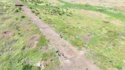 After a Ukrainian FPV wounds a Russian soldier, he aska hs comrade to shoot him. His Comrade Obliges.