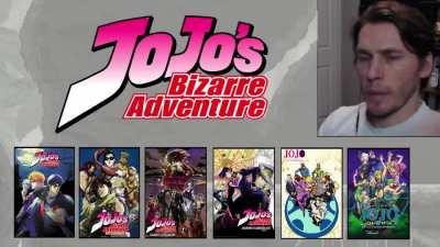 Jerma explains how to watch JoJo's Bizarre Adventure.