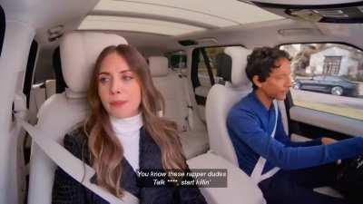 Annie &amp; Abed reunite to sing Troy's song! (Alison &amp; Danny singing Childish Gambino's &quot;Bonfire&quot; on Carpool Karaoke, June 2023)