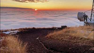 Cloud Waves, Timelapse, Steptoe butte state park