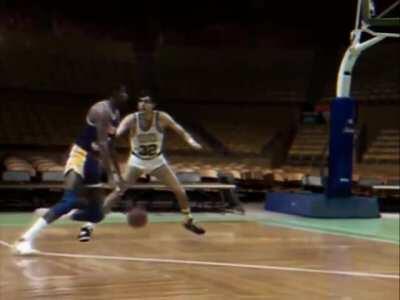 3 iconic playoff moments: Dr J's reverse layup, Magic's hook shot, Kobe to Shaq alley-oop