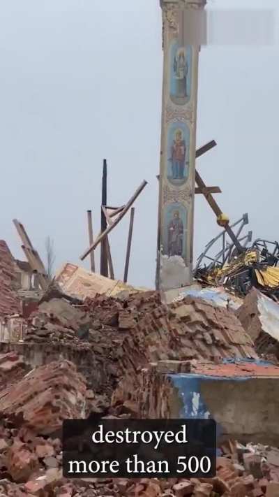 Russian soldiers stole three ancient icons from a church that they had bombed the day before. During the full-scale war, the Russians destroyed more than 500 Ukrainian churches and killed 30 clergymen. The only way to protect Ukrainian churches is to incr