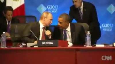 A lighter moment in US- Russia relations ten years ago, at the G20 meeting