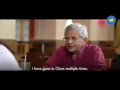 it's not just a joke when we call commies anti-national. watch Sitaram Yechury pledge allegiance to China