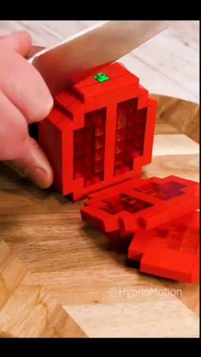 Making a Lego sandwich