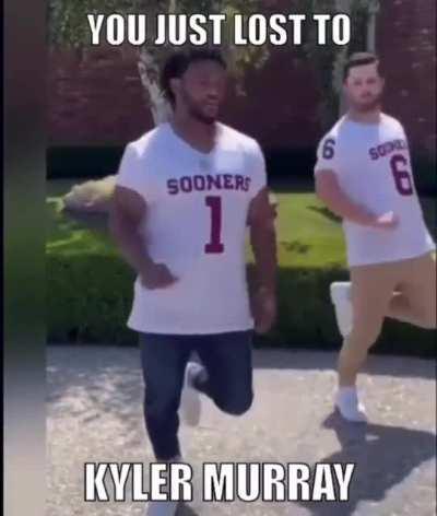 You just lost to Kyler Murray (credit @cardinalsupdate on Instagram)