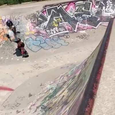 Young Skater's Dedication To Learn New Trick Finally Pays Off