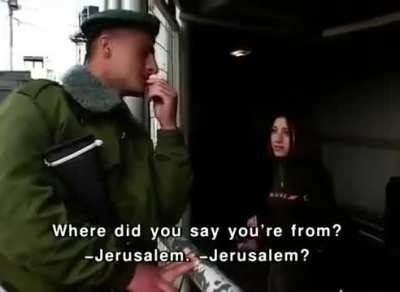 Life under a military occupation 