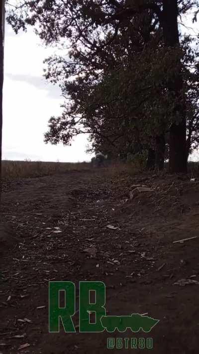 Russian soldiers blow up their own dugout unnecessarily after a spent Ukrainian cluster munition lands in it. They didn't realize that it was literally an empty shell!