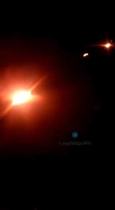 Another video, another night in Ukraine for the Ukrainian army. RM-70 GRAD in action on way to blast Russian forces