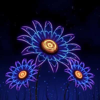 Magical Daisies I made in 3D