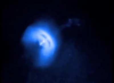 Neutron star Vela Pulsar sound. The Vela pulsar is about 1,000 light years from Earth, about 19.2 km in diameter, and makes over 11 complete rotations every second, faster than a helicopter rotor.