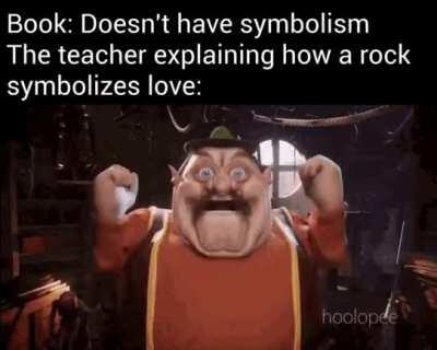 Rocks are hard, just like my love for you