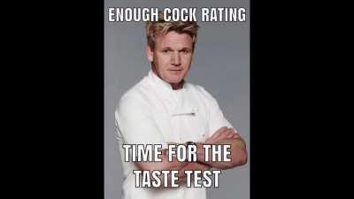 enough cock rating. time for the taste test.