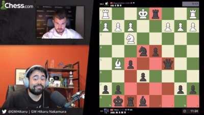 GM Hikaru Nakamura defeats #1 in the world GM Magnus Carlson by only using premoves.