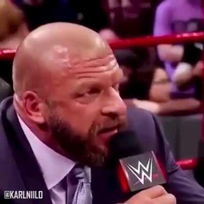 &quot;If you ain't making enemies, you ain't making money.&quot; - Triple H's motivational speech on Raw to Seth Rollins.