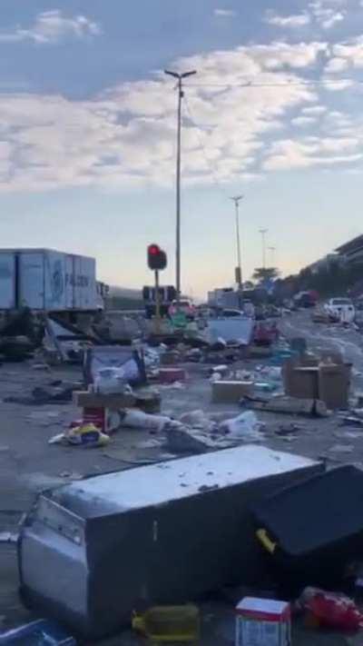 Looks Like A Movie Scene, South Africa Riots In Durban.