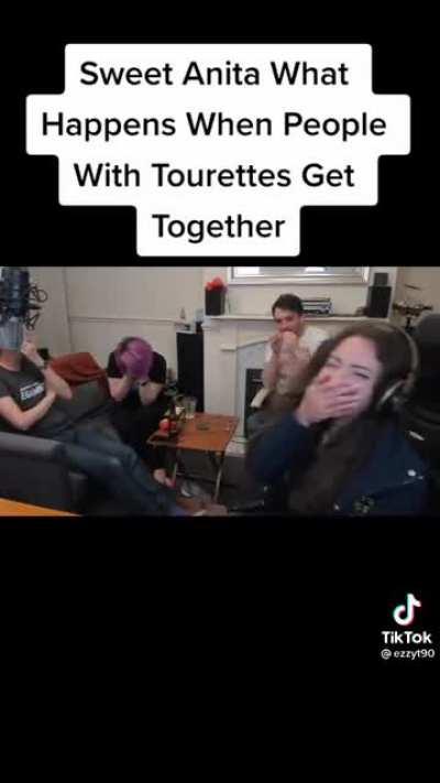 What happens when people with tourettes get together.