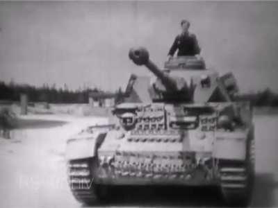 Panzer IV training in Sagan, Silesia, August 1943 (restored)