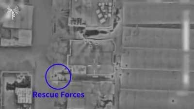 The Israeli Army releases first footage of last night’s operation in Rafah during which 2 hostages were freed.