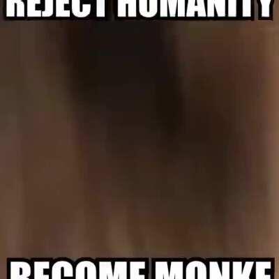 GO BACK I WANT TO BE MONKE