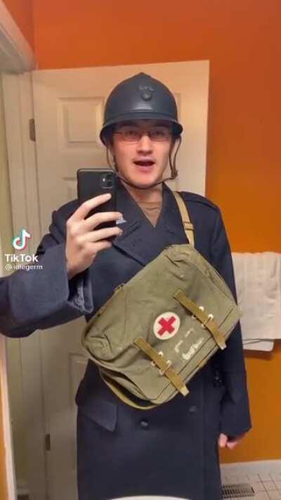 An elite warden medic found on TikTok