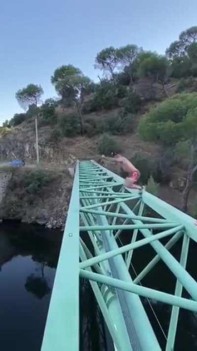 WCGW If I try to parkour on top of the bridge