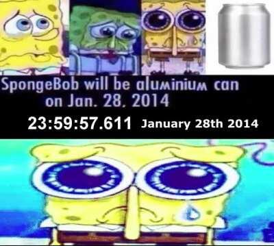 Spongebob alluminium 😋 😋 😋