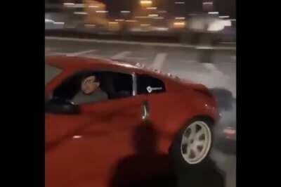 Doing stupid shit with the car