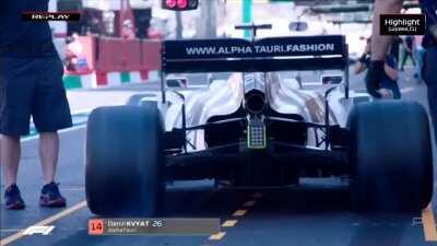 THICC Cyka Kvyat TWERKS her SEXY back rear while THIRSTY pit crew and photographer watches LONG VERSION