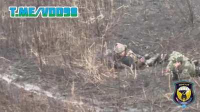 Russian paratroopers storming position north-west of Bakhmut